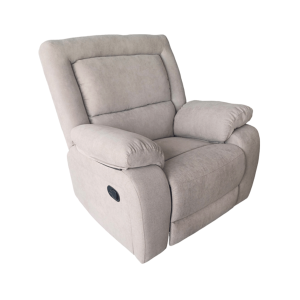 HII Lenora Beige Rocker Recliner Chair