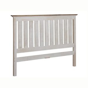 White King Wooden Headboard