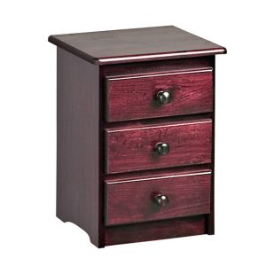 MC Designs Charlene 3-Drawer Pedestal