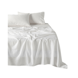 Linenhouse Surf Wash White Sheet
