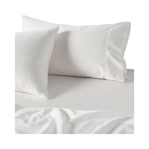 Linenhouse Surf Wash White Pillowcase